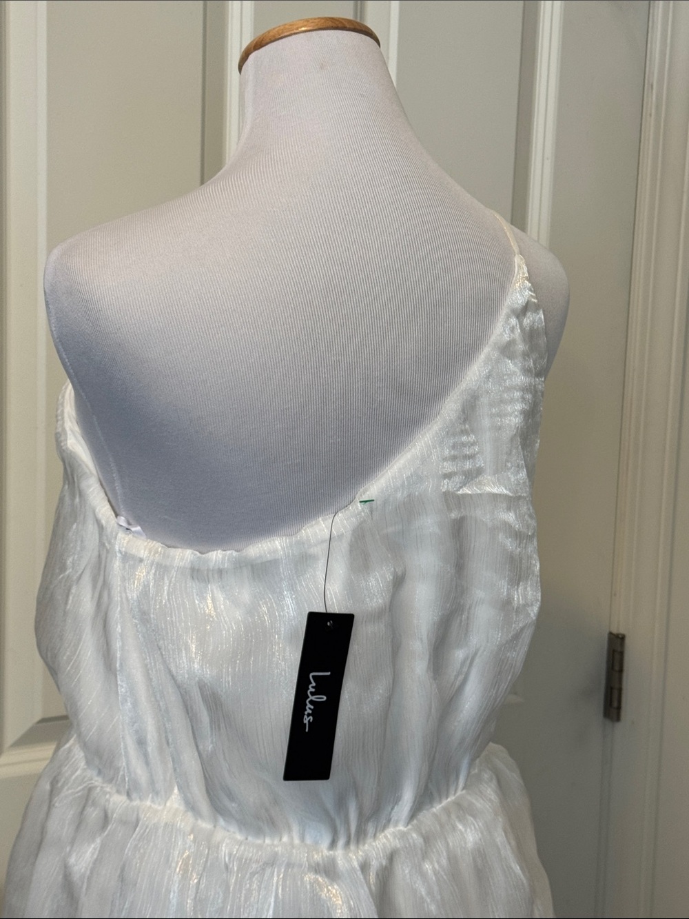 Lulu's White Tiered Ruffle Maxi Dress - Picture 5 of 12